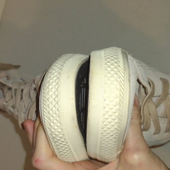 Converse suede tan high top zip back size men's 8 women's 10 - Picture 7 of 13